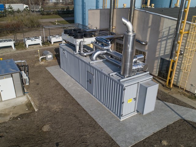17. Agregat kogeneracyjny i stacja osuszania biogazu